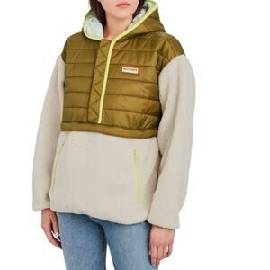 Mother Sher-Puff Zip Pullover